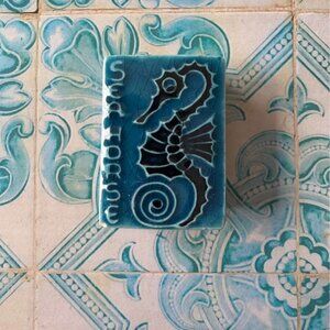 Creazioni Luciano Vintage Italian Hand-Painted Ceramic Tile Matchbook